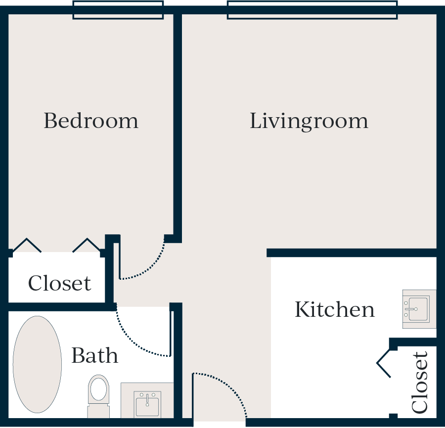 1 Bedroom at the Village Senior Living