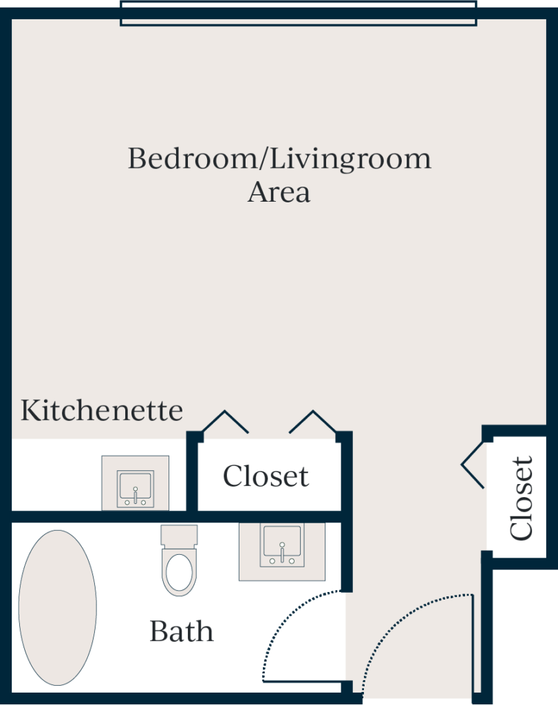 Village Studio Floorplan