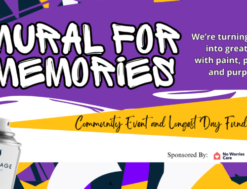 Mural for Memories Longest Day Fundraiser at The Village Senior Living