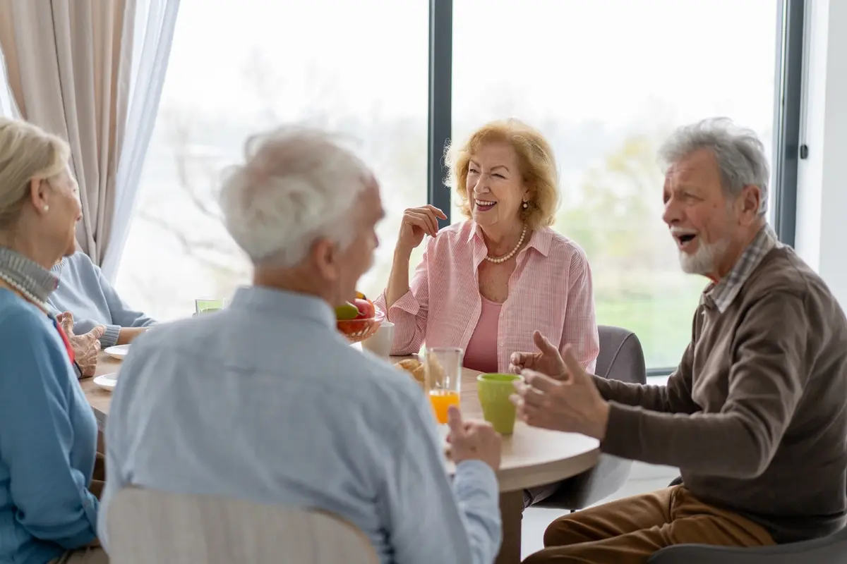 Senior Living Communities Lifestyle and Care Seniors engaging in daily activities in a vibrant senior living communities